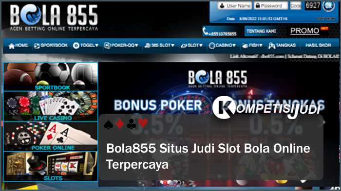 Bola855 Agen Judi Slot Bola Online Terpercaya